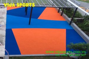 Sàn cao su epdm giảm chấn & chống trơn trượt cho sân chơi trẻ em