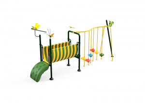 Khung vận động chuyền dây, cầu nhựa NIK731003-DN