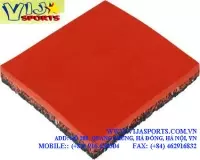 KẾT HỢP KEO PU, HẠT CAO SU SBR VÀ SILICON PU CHO SÂN THỂ THAO