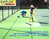 SỬ DỤNG SƠN ACRYLIC CHO SÂN THỂ THAO NỀN BÊ TÔNG VÀ ASPHALT