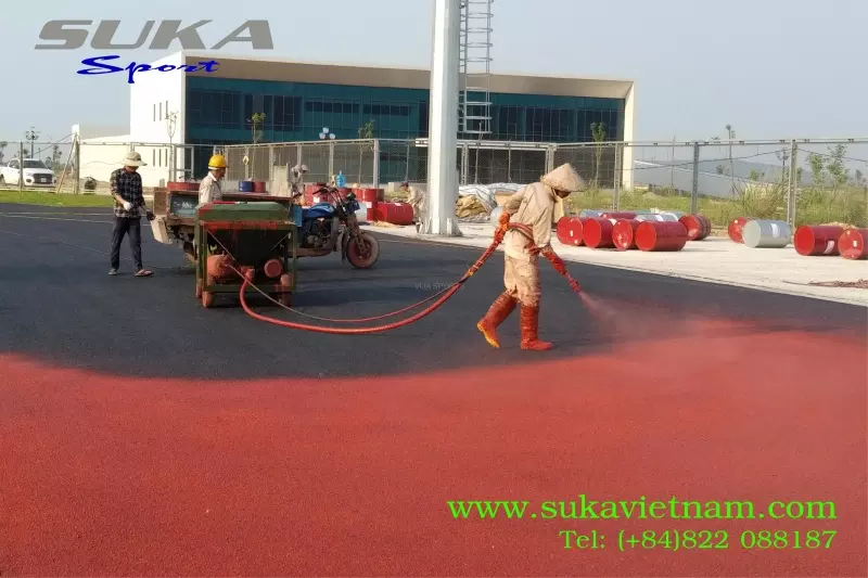 Quy trình thi công đường Pitch công nghệ mới tại SVĐ tỉnh Bắc Giang