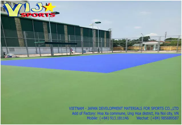 DỰ ÁN THI CÔNG SÂN TENNIS VIỆN THIẾT KẾ TÀU QUÂN SỰ - TỔNG CỤC KỸ THUẬT BỘ QUỐC PHÒNG