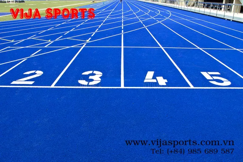 Xây dựng sân điền kinh tại sân vận động thành phố Viên Chăn - Lào